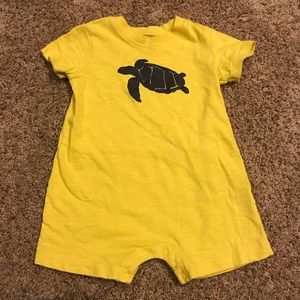 Carter’s shortall with sea turtle; Size 18M